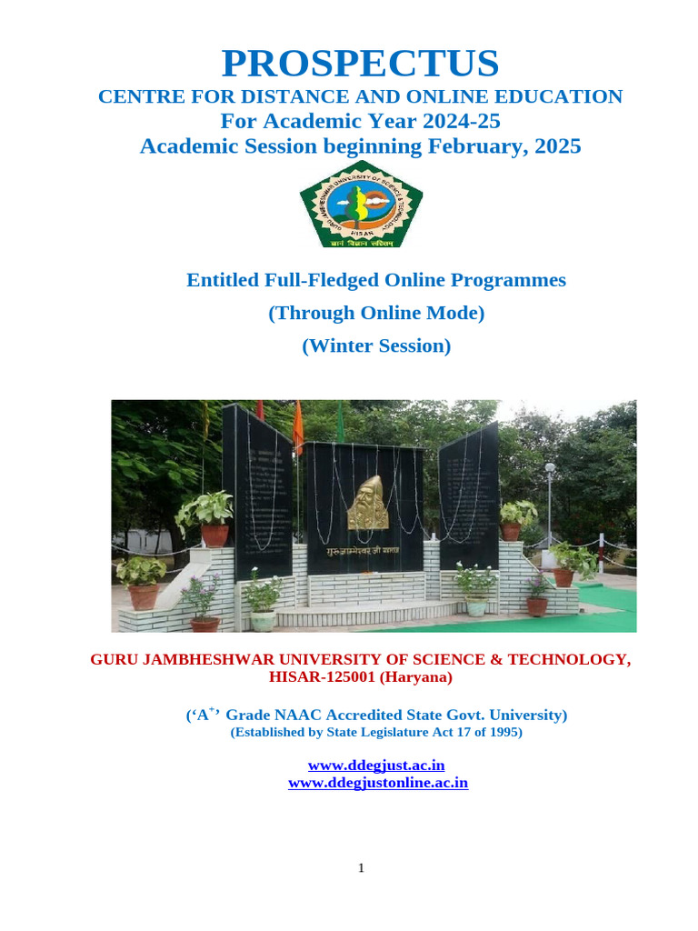 Online Programs Prospectus 2024-25 | PDF | Human Resource Management ...