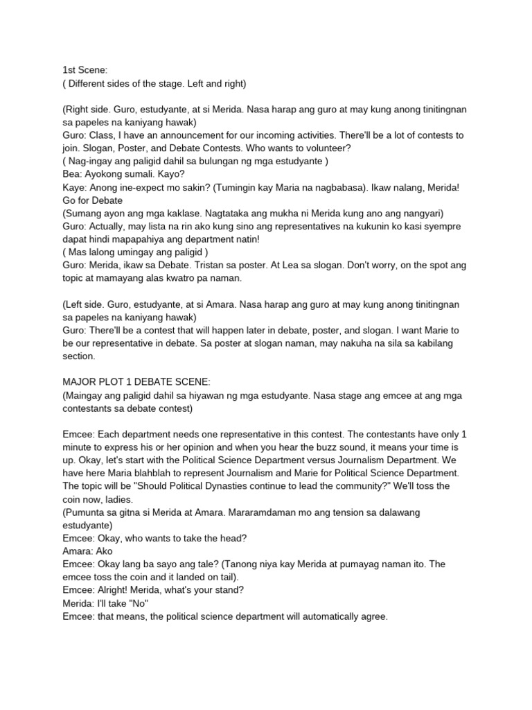 Script Draft Literal | PDF