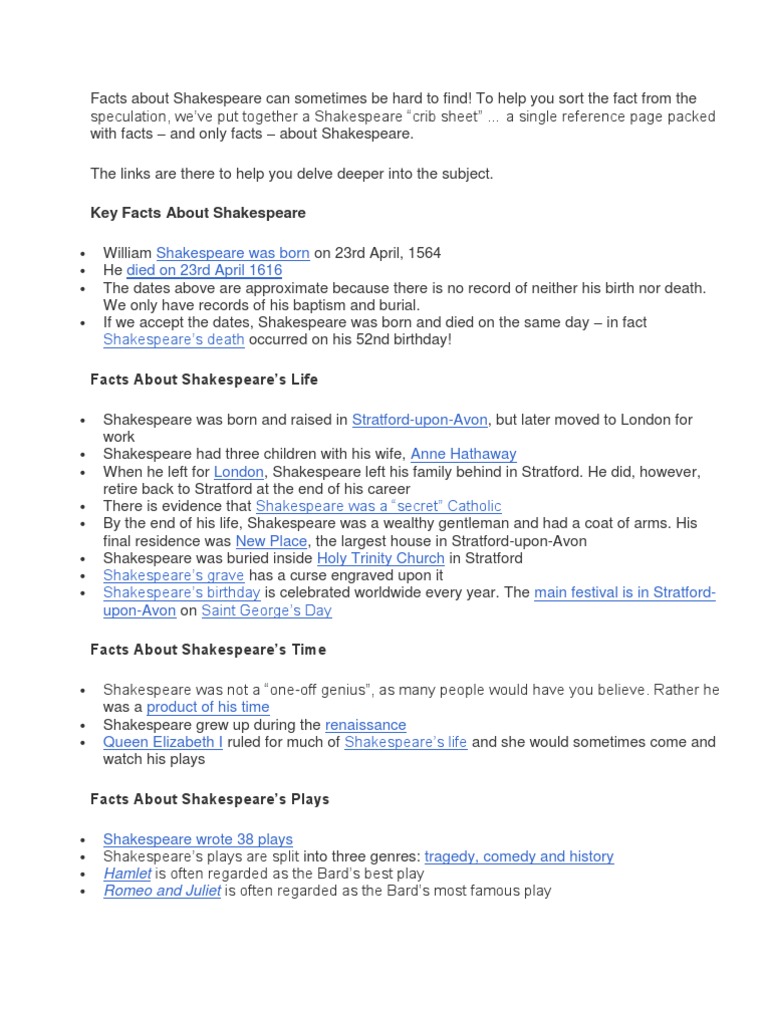 How Did William Shakespeare Influence Other Writers Download Free PDF