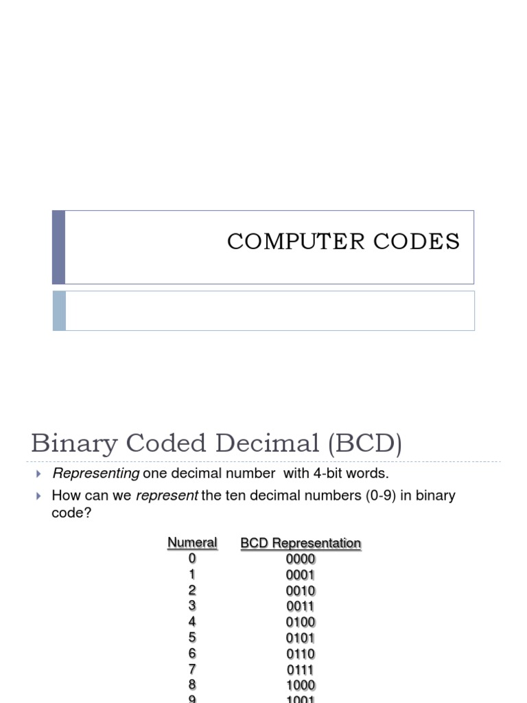 Computer Codes PDF Data Rate Units Ascii