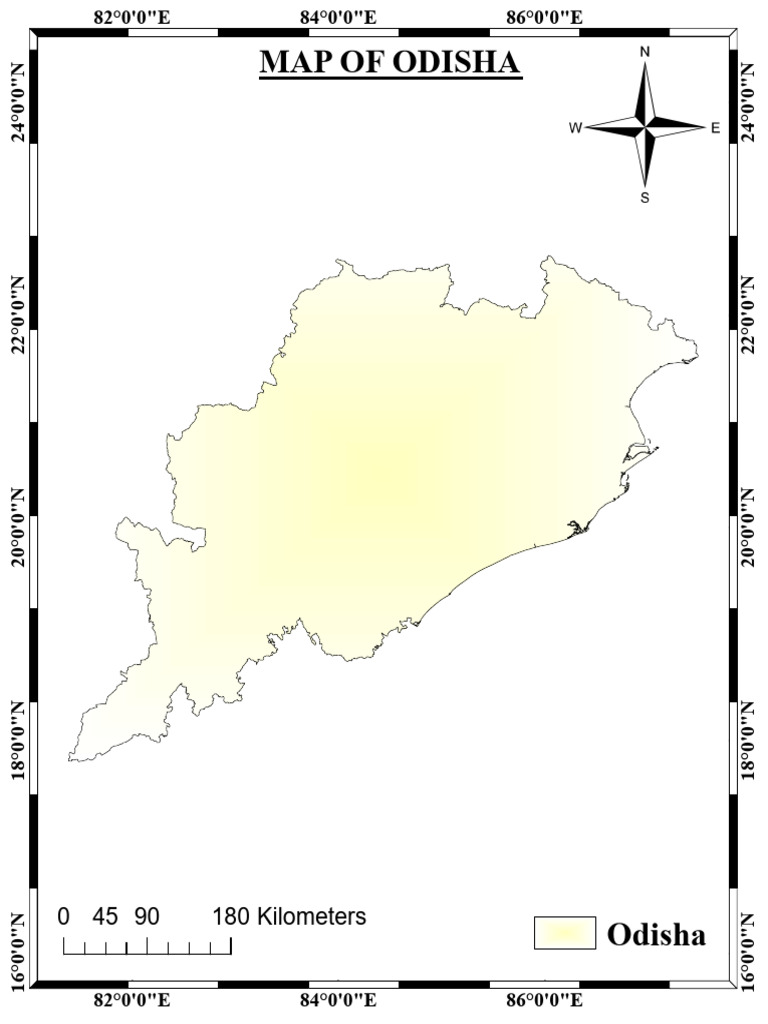 Odisha Geographic Map Overview | PDF