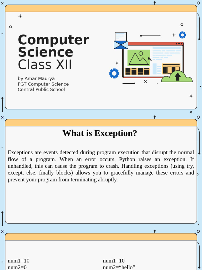 Python Exception Handling Explained | PDF | Python (Programming ...