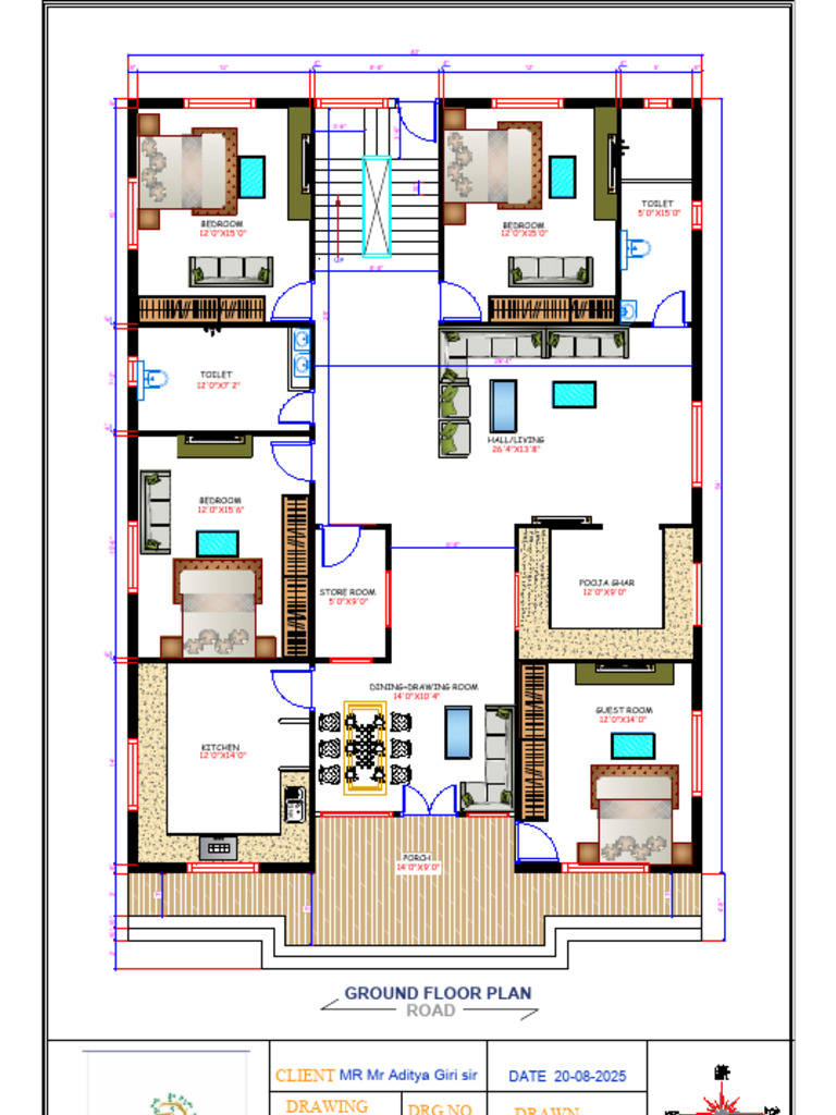 Detailed Ground and First Floor Plan | PDF
