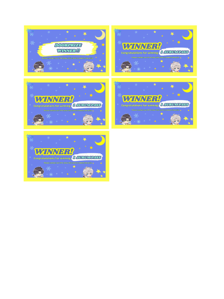 Winner Prize | PDF