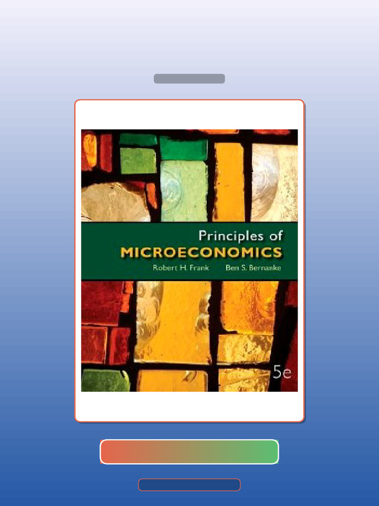 Principles of Microeconomics 5th Edition Frank E-book Testbank Solutions | PDF | Multiple Choice