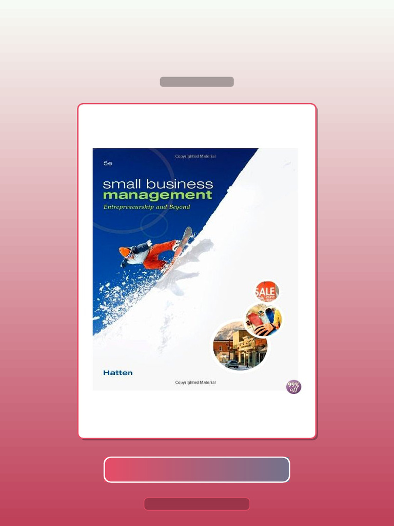 Small Business Management Entrepreneurship and Beyond 5th Edition by ...