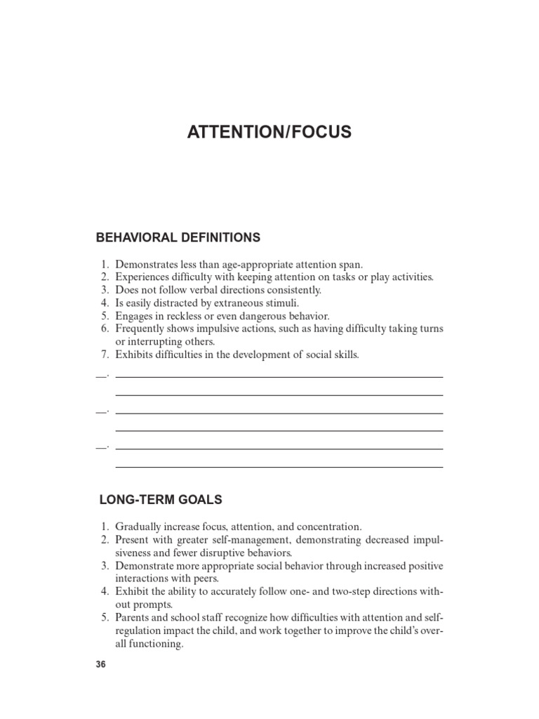 Strategies for Improving Child Attention | PDF | Attention | Reinforcement