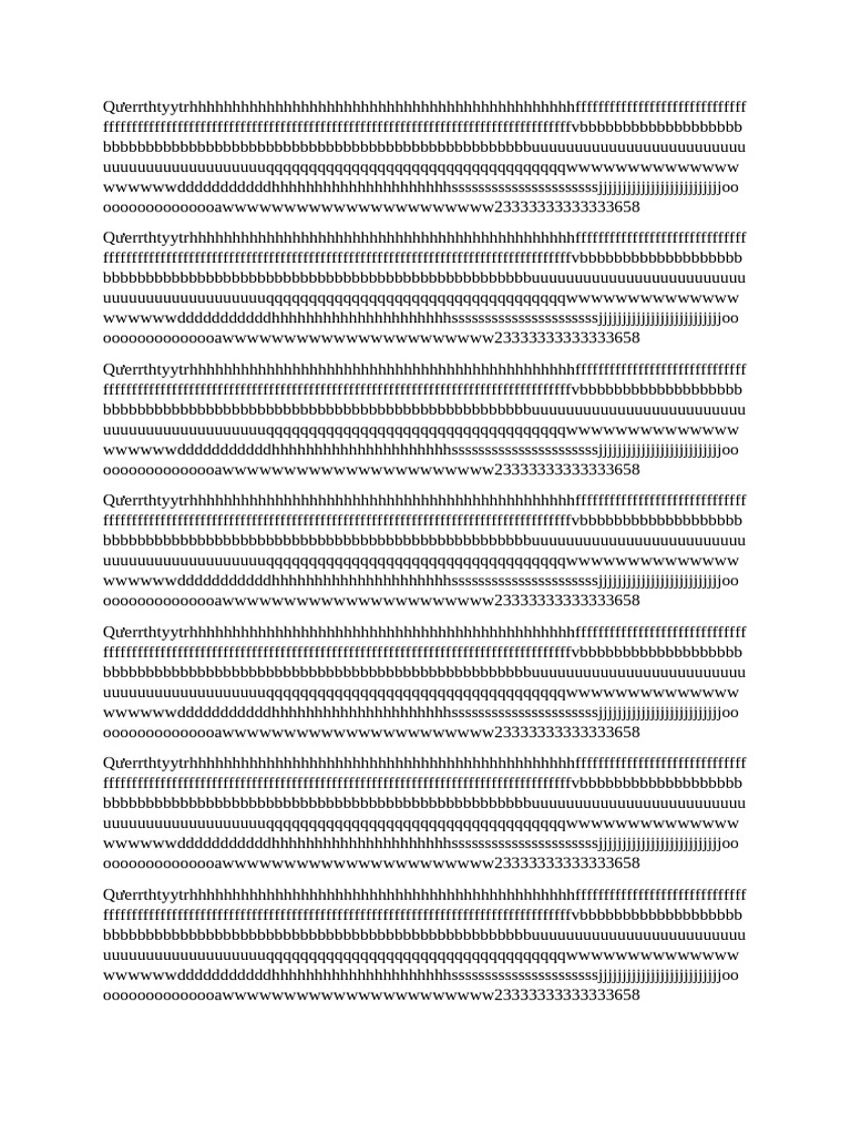 Random Text Generator Output | PDF