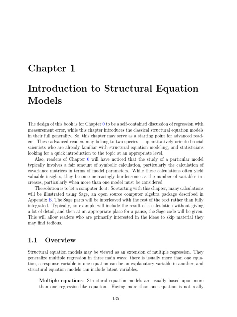Introduction to Structural Equation Models | PDF | Linear Regression ...