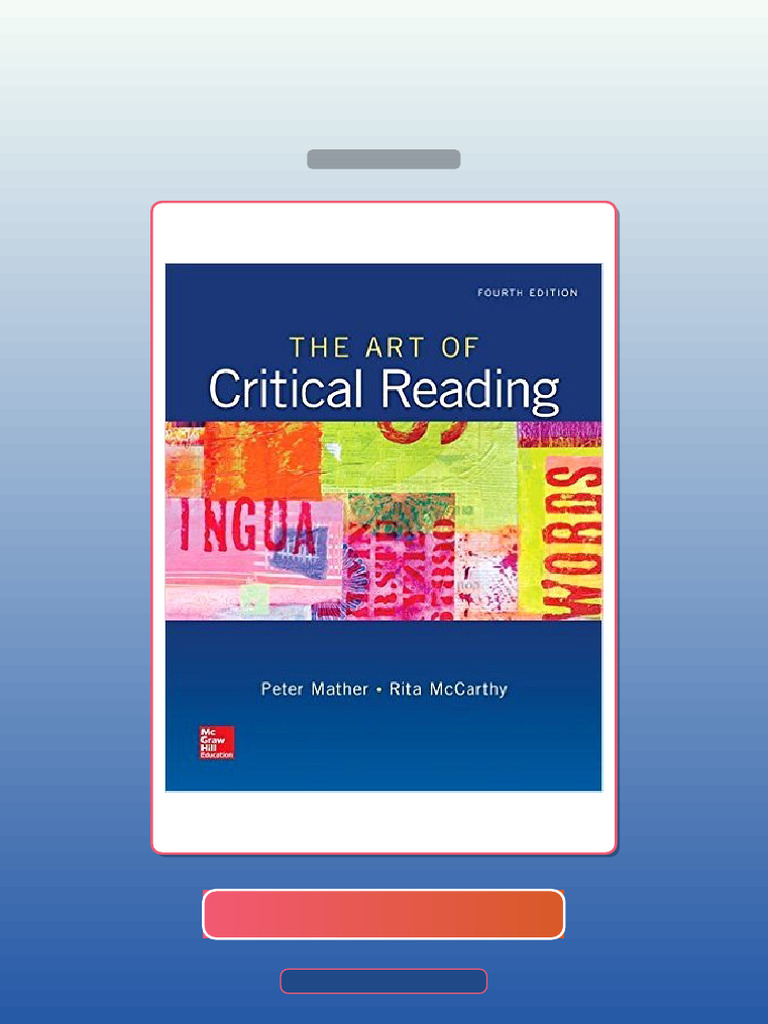 ETextbook 9780073513591 the Art of Critical Reading 4th Edition E-book ...