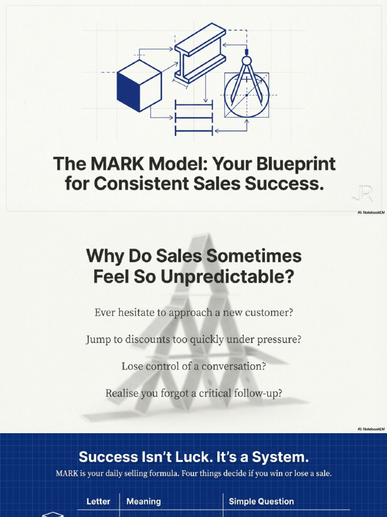 The MARK Model Sales Blueprint | PDF