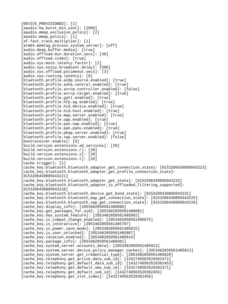 Android System Configuration Settings | PDF | Embedded Linux ...