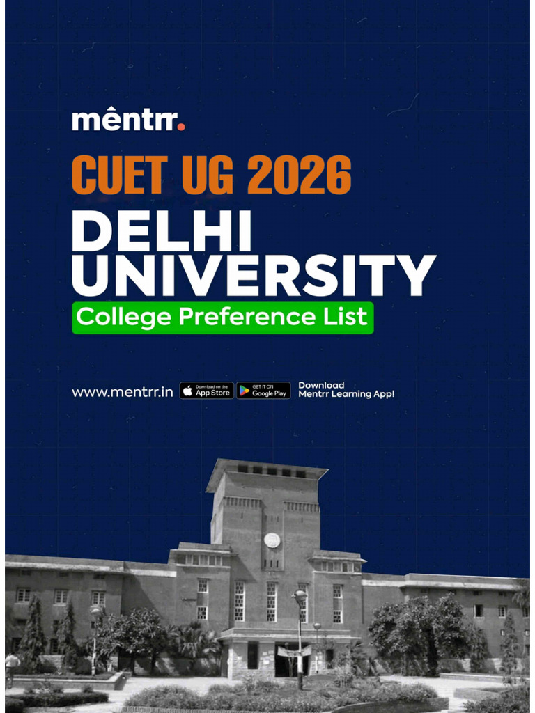 DU College Preference List | PDF