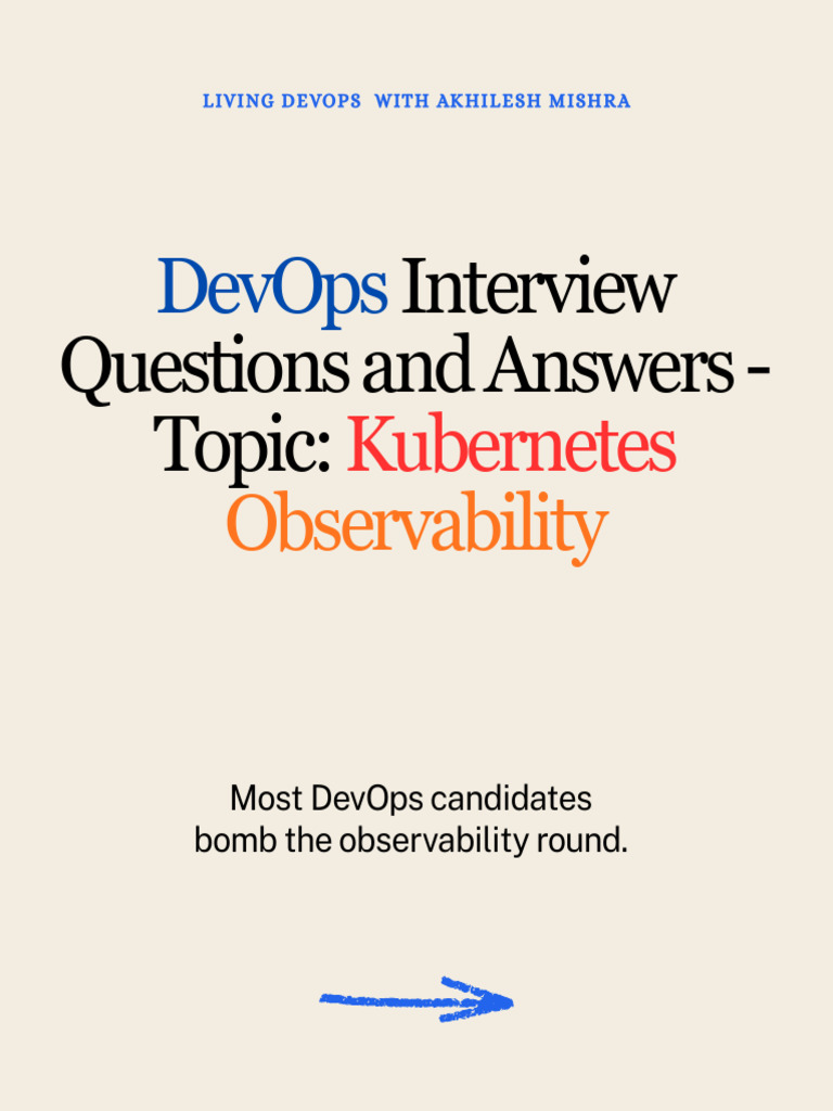 Kubernetes Observability Q&A for DevOps | PDF | Information Technology ...