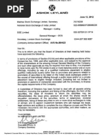 Ashok Leyland Ltd 120612