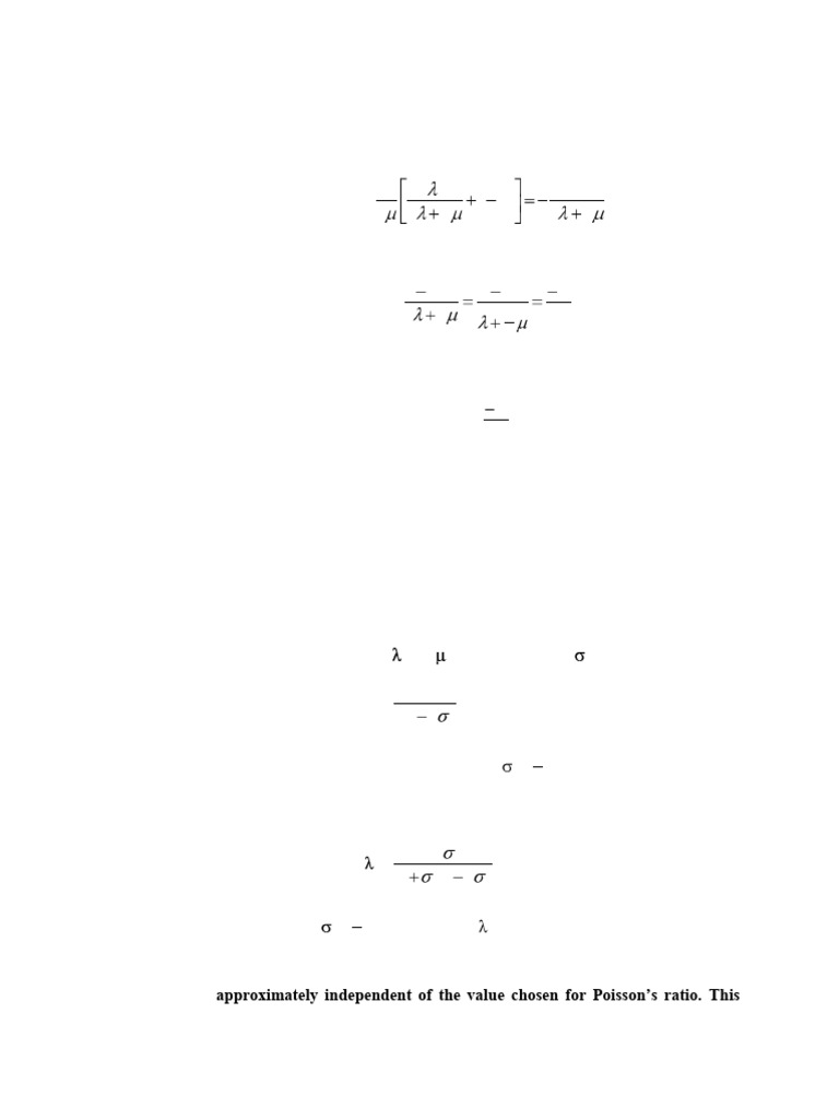 Mechanics of Solids: Elasticity Equations | PDF | Linear Elasticity ...