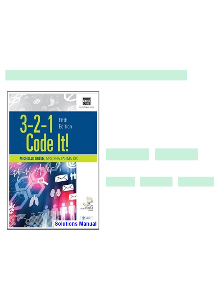 3 2 1 Code It 5th Edition Green Solutions Manual digital download | PDF ...