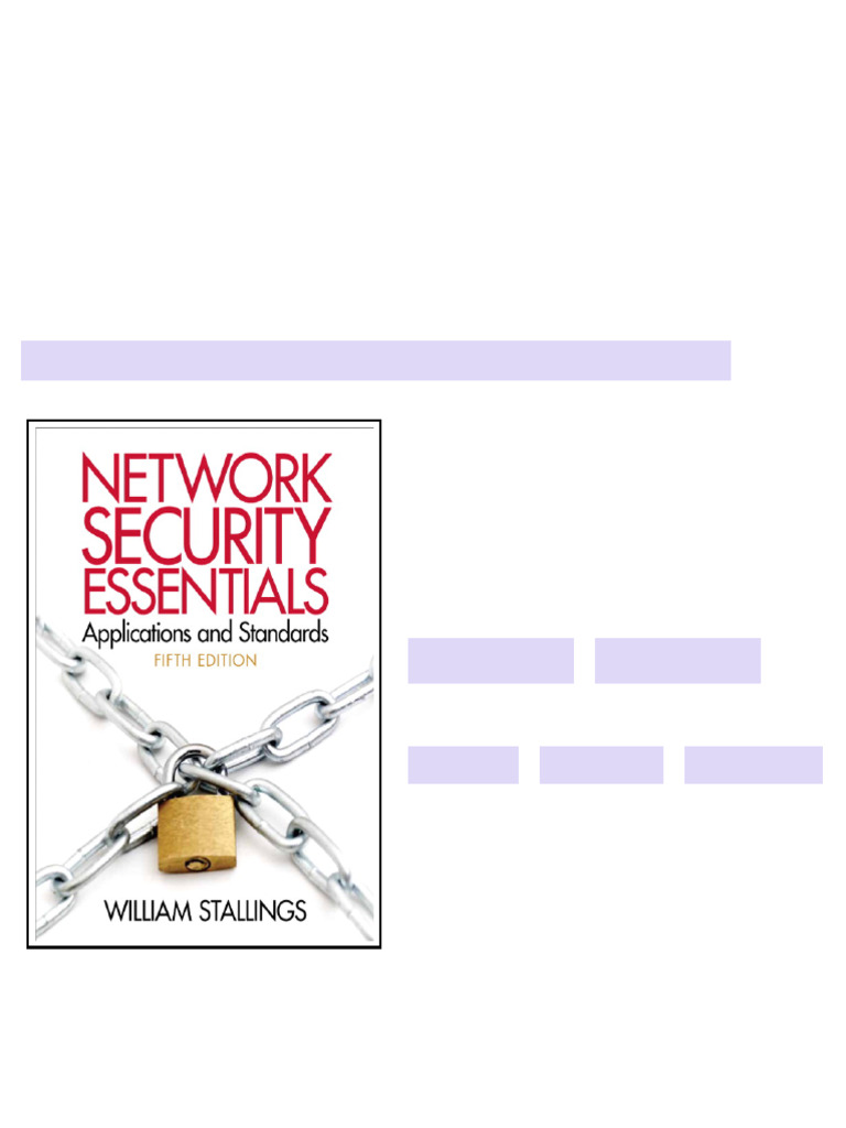 Test Bank for Network Security Essentials Applications and Standards, 5 ...