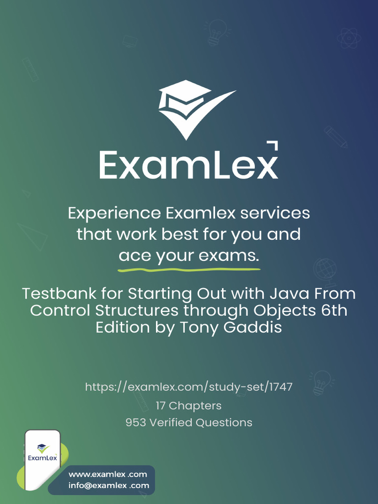 Testbank for Starting Out With Java From Control Structures Through ...