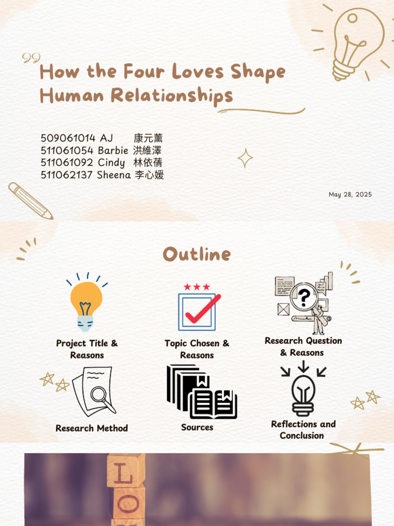 Four Loves and Human Relationships | PDF | Love | Psychology