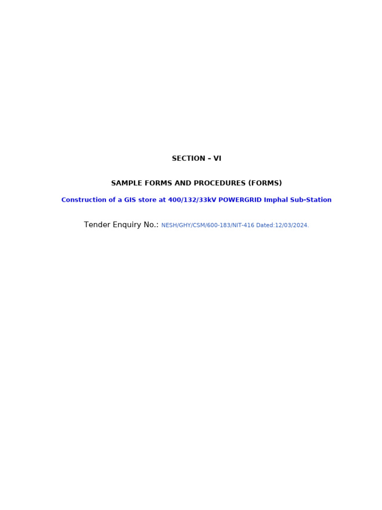 GIS Store Tender Bid Forms and Procedures | PDF | Insurance | Legal ...