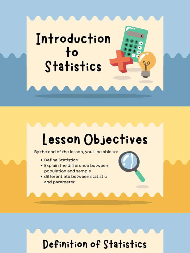 Introduction to Statistics Concepts | PDF | Statistics | Sampling ...