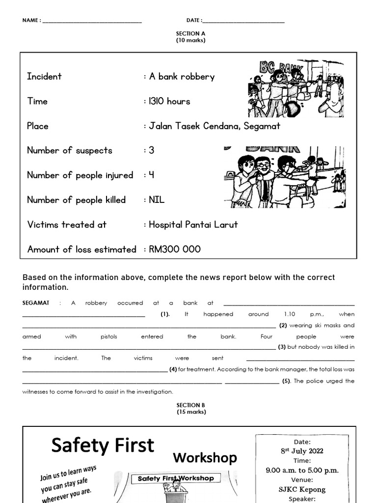 A robbery, A safety talk, Trapped in a lift_260124_135244 | PDF