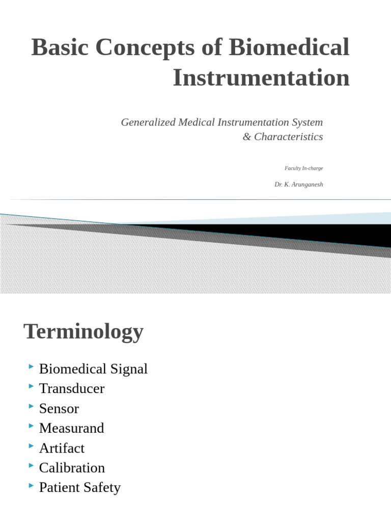 Biomedical Instrumentation Basics | PDF | Instrumentation | Sensor