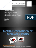 Biotransformacion de Etanol, Metanol..