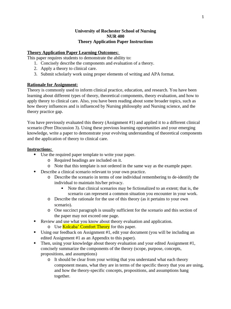 Theory Application in Nursing Care | PDF | Theory | Knowledge