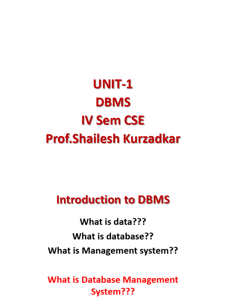 Introduction to Database Management Systems | PDF | Relational Model ...