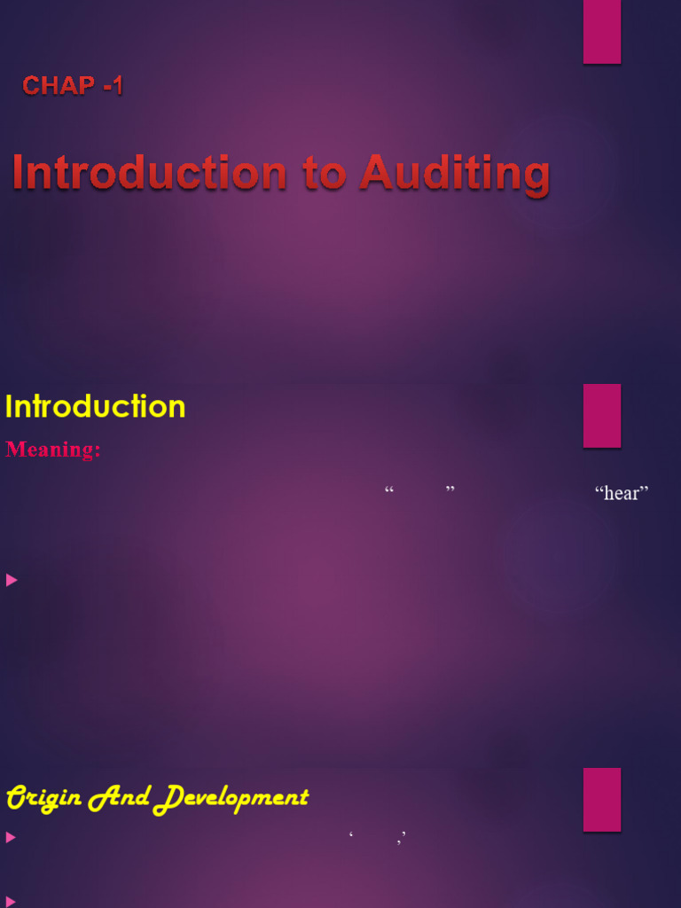 Understanding Auditing: Objectives & Types | PDF | Audit | Accounting