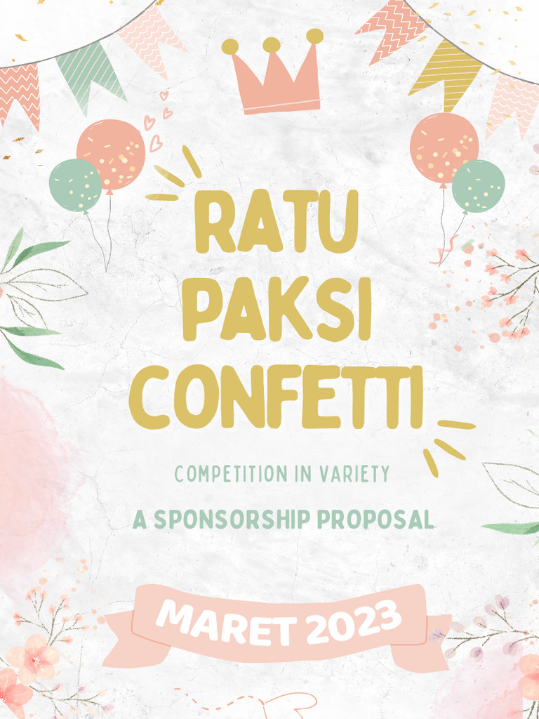 Proposal Sponsorship Ratu Paksi 2023 | PDF