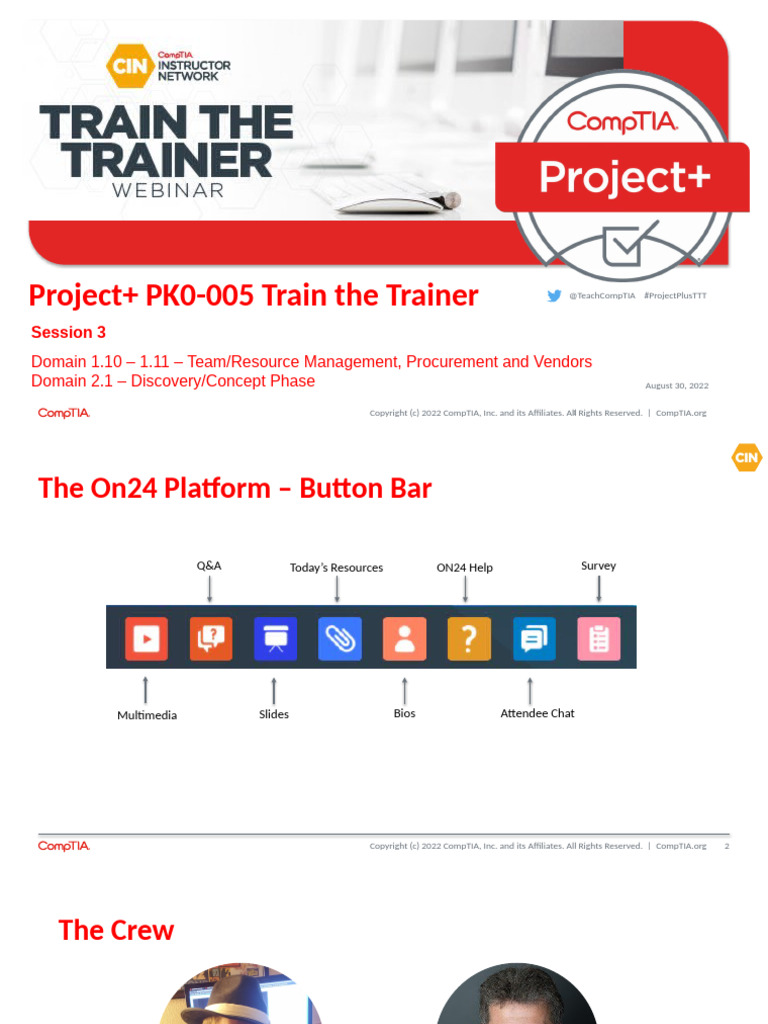 Project+ PK0-005 Trainer Session 3 Overview | PDF | Expense | Depreciation