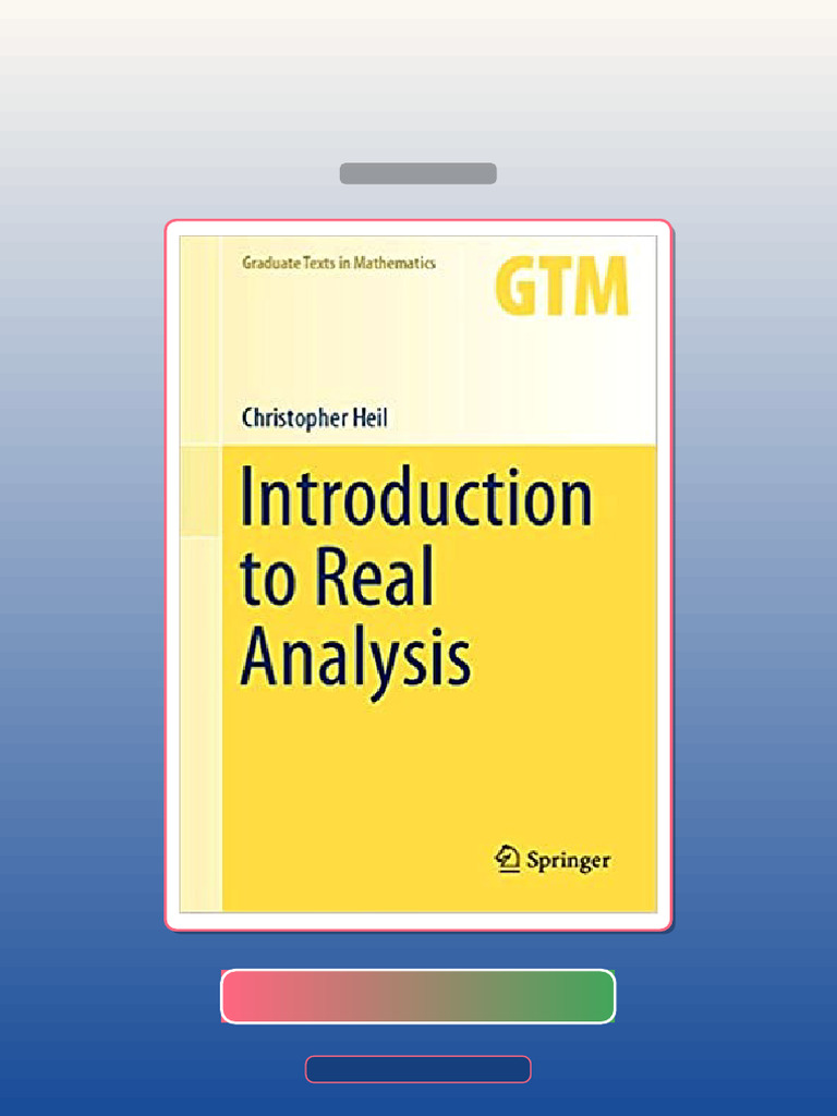 Introduction to Real Analysis 1st Ed 2019 Edition E-book Testbank ...
