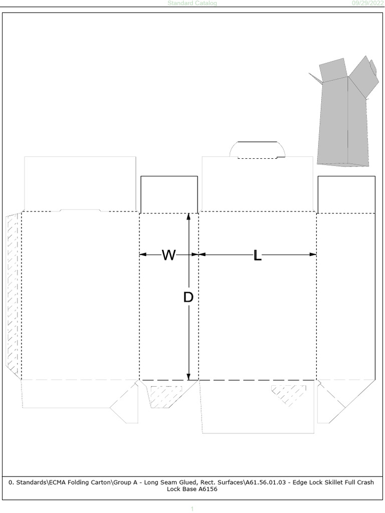 ECMA Folding Carton Standards Catalog | PDF | Paperboard | Paper