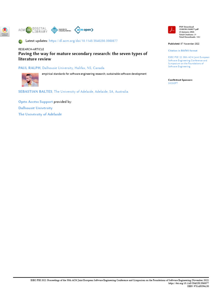 Seven Types of Literature Review Explained | PDF | Systematic Review ...