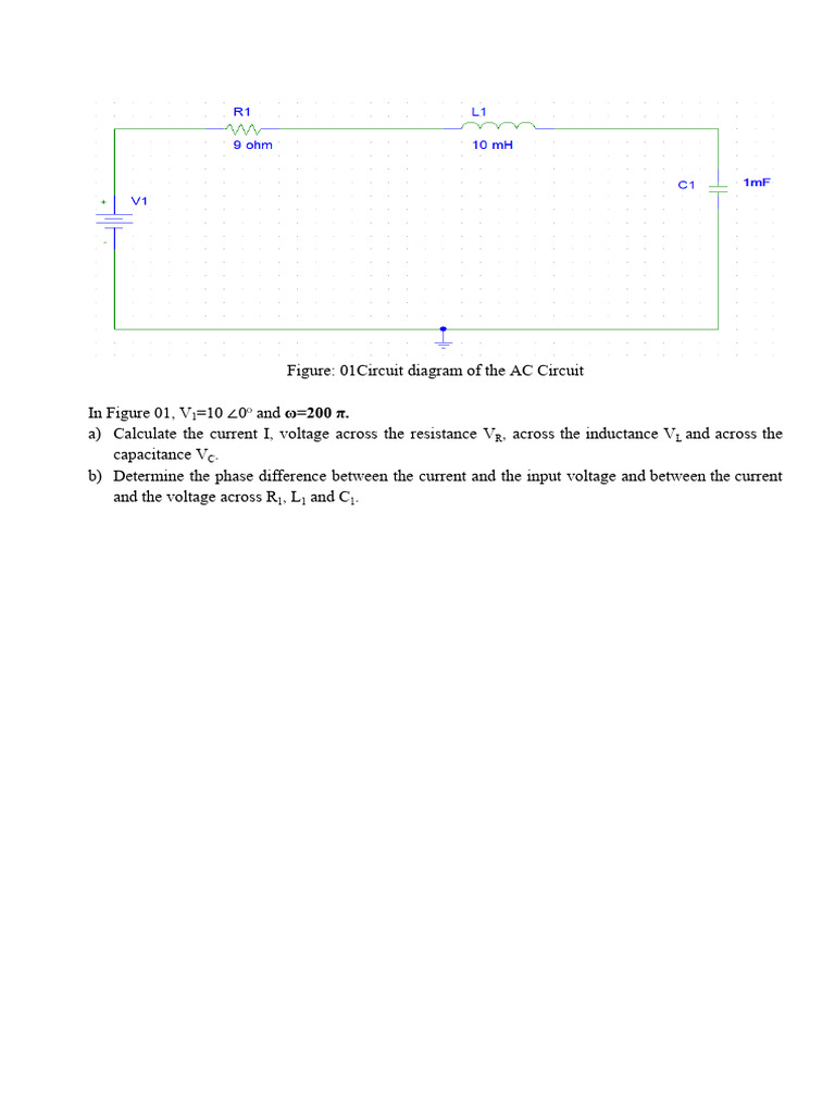 AC Circuit Analysis and Calculations | PDF