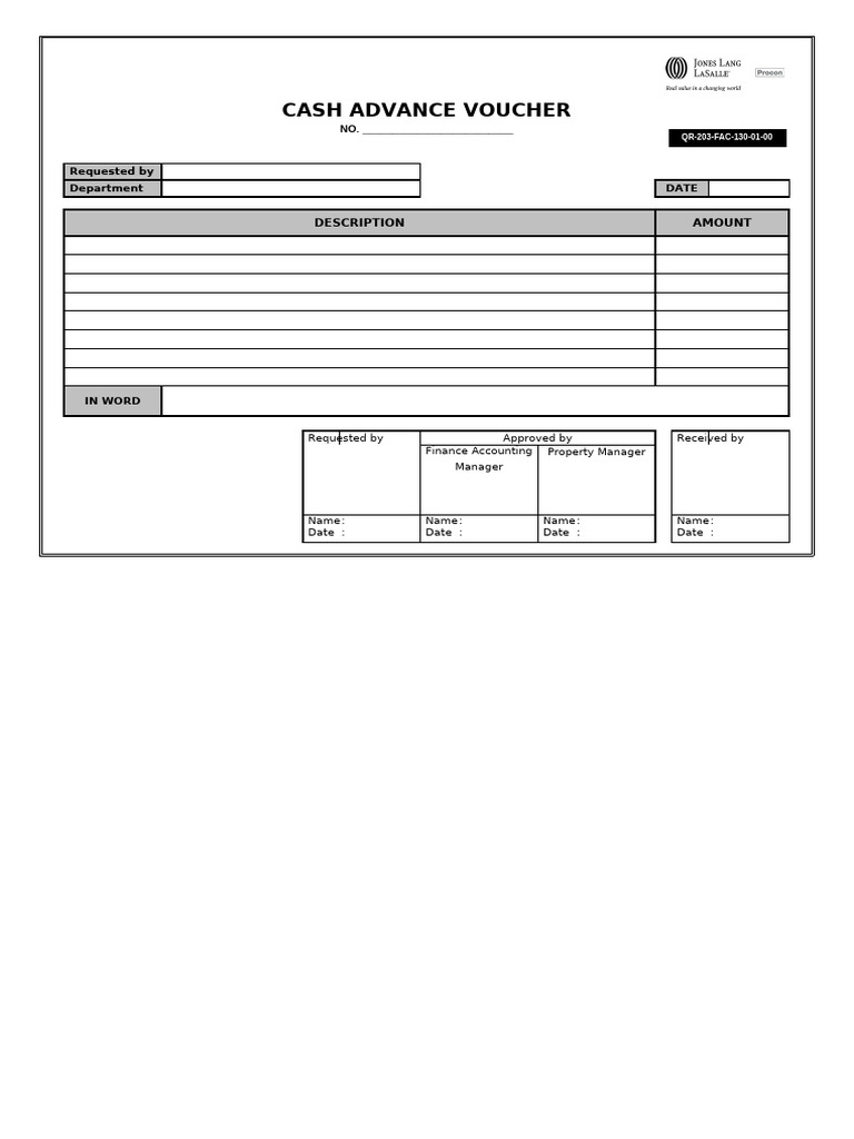 Petty Cash Management Forms Guide | PDF | Cash | Credit Card