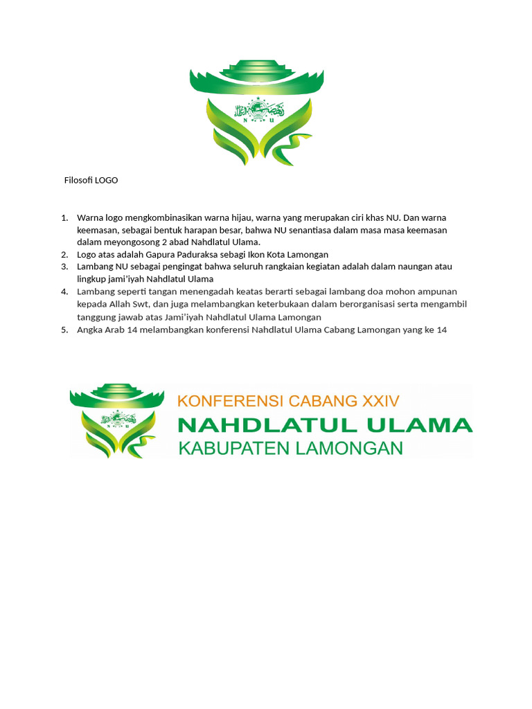 Filosofi Logo NU Lamongan 14 | PDF