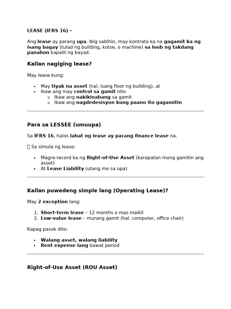 Lease | PDF