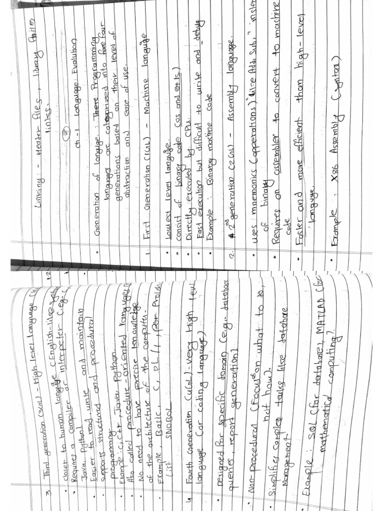 Cs Handwritten Note | PDF
