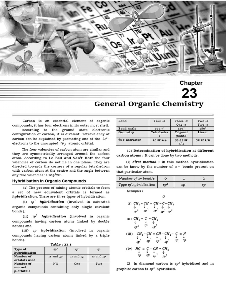 Understanding Carbon Hybridization in Organic Chemistry | PDF | Alkene ...
