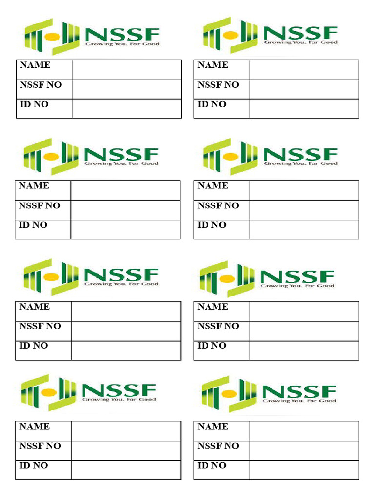 NSSF | PDF