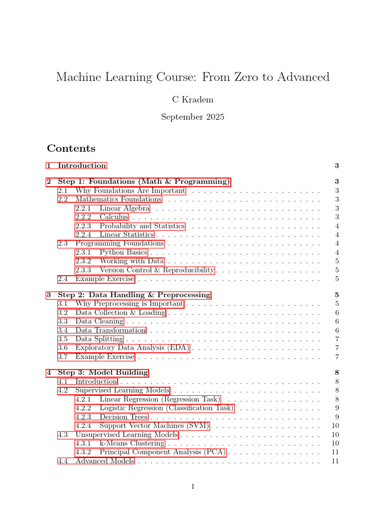 Comprehensive Machine Learning Guide | PDF | Receiver Operating ...