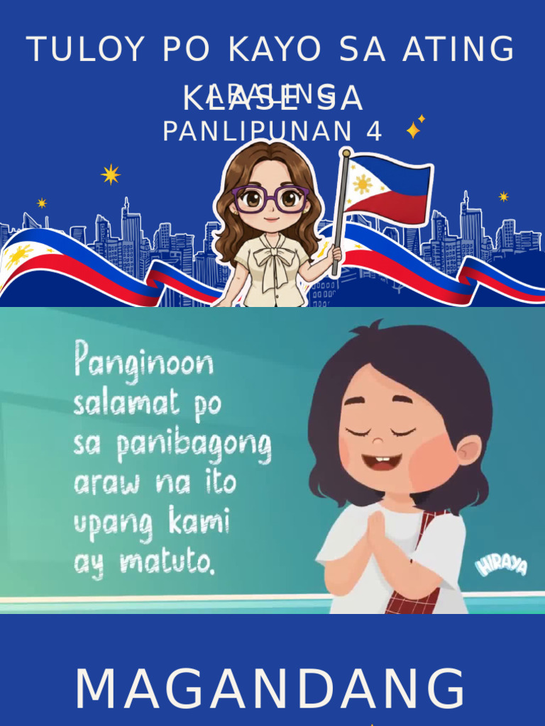 Copy of Philippines Country Introduction Presentation in Blue and Cream ...