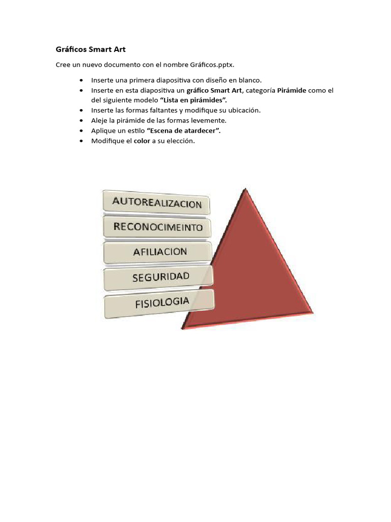 Crear Gráficos Smart Art en PowerPoint | PDF