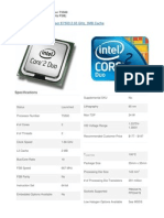 Intel® Core™2 Duo Processor E7500 2.93 GHZ, 3Mb Cache: Rs 6,900.00 (Aprox.)