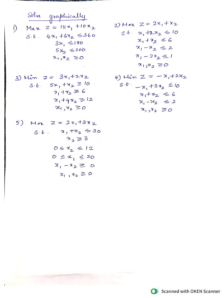 Graphical Method | PDF