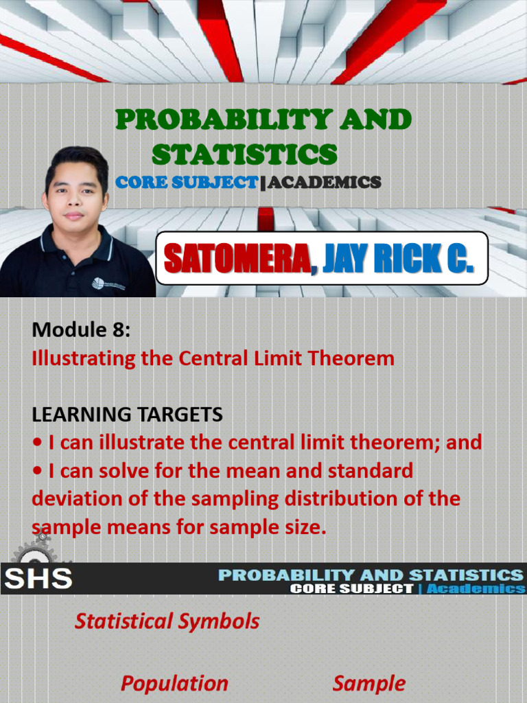 Central Limit Theorem Explained | PDF | Mean | Standard Deviation